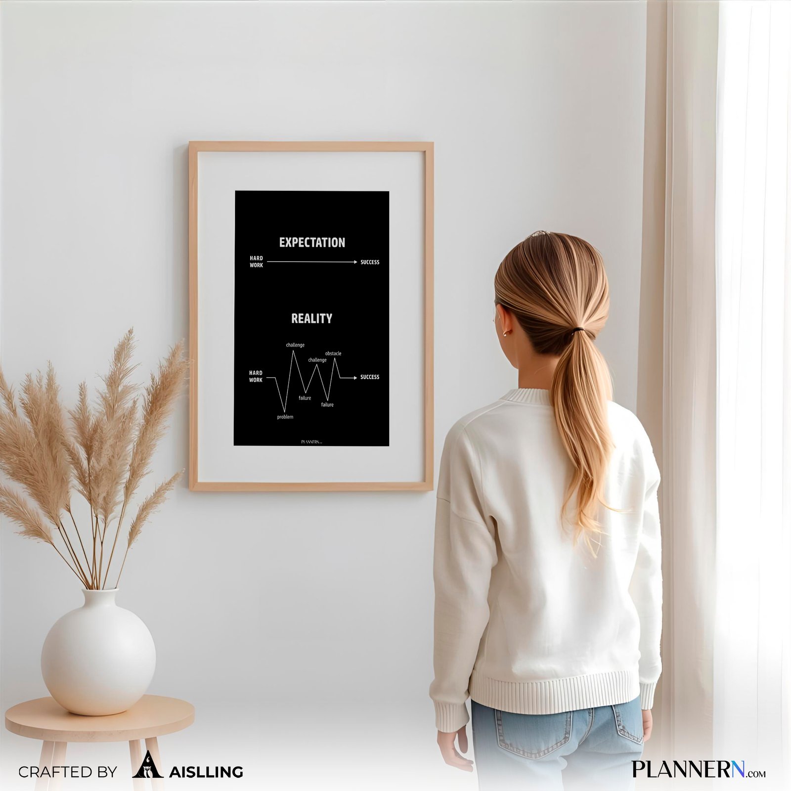 EXPECTATION and REALITY | POSTER| Digital Download
